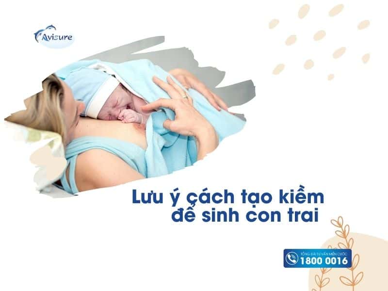 Lưu ý khi tạo môi trường kiềm để sinh con trai
